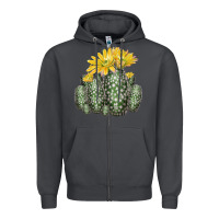Smoke texas rainbow cactus Zipper Hoodie - LillyAllenDesigns