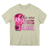 Mossy Breast cancer no one fights alone boxing Heavy Core Tee - Artiststas