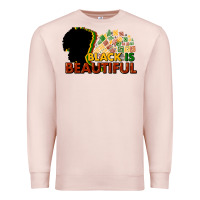 Pale Pink black is beautiful Premium Sweatshirt - NancyCooperArtShop
