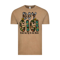 Vintage Coffee boy gigi from son up to son down Vintage Tee - CowhideDigitalArt