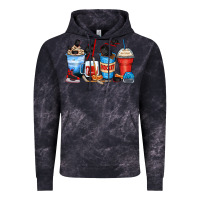 Cloud Black hockey begins after coffee cups Vintage Hoodie - Zillion Design Studio