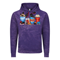 Cloud Purple hockey begins after coffee cups Vintage Hoodie - Zillion Design Studio