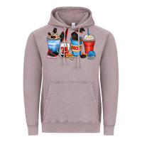 Vintage Zinc hockey begins after coffee cups Vintage Hoodie - Zillion Design Studio