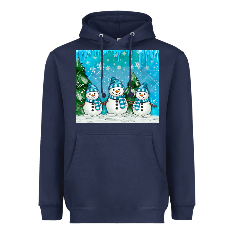 Snowman Heavyweight Hoodie by MaliasSmallBusiness | Teevron