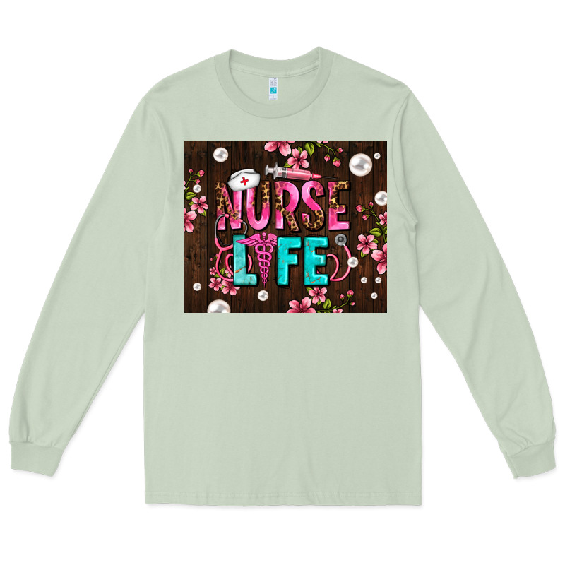 Nurse Life With Pearls Long Sleeve Tee by AdoDesignShop | Teevron