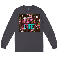 Smoke nurse life with pearls Long Sleeve Tee - AdoDesignShop