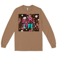 Toasted Coconut nurse life with pearls Long Sleeve Tee - AdoDesignShop