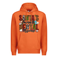 Carrot santa's favorite dental hygienist Premium Hoodie - Jasminsmagicworld
