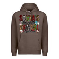 Coffee santa's favorite dental hygienist Premium Hoodie - Jasminsmagicworld