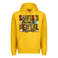 Lemon santa's favorite dental hygienist Premium Hoodie - Jasminsmagicworld
