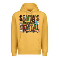 Santa's Favorite Dental Hygienist Premium Hoodie | Teevron