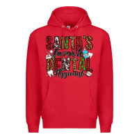 Red santa's favorite dental hygienist Premium Hoodie - Jasminsmagicworld