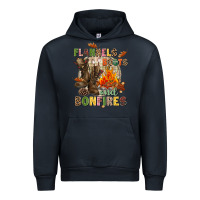 Navy Flannels boots and bonfires Urban Hoodie - NancyCooperArtShop