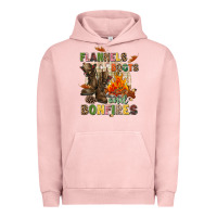 Flannels Boots And Bonfires Urban Hoodie | Teevron