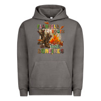 Pigment Tornado Flannels boots and bonfires Urban Hoodie - NancyCooperArtShop
