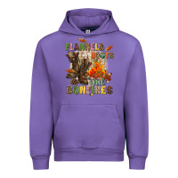 Tulip Flannels boots and bonfires Urban Hoodie - NancyCooperArtShop