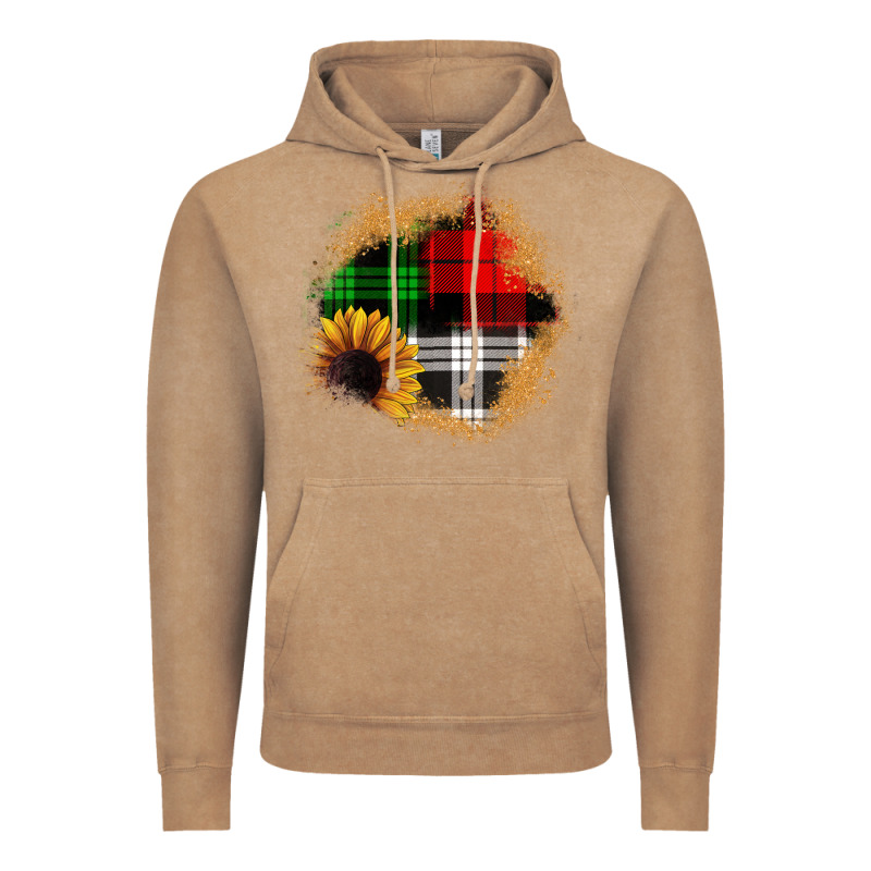 Sunflower Christmas Patch3 Vintage Hoodie by JahusDesignShop | Teevron