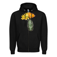Texas Rainbow Cactus Zipper Hoodie | Teevron