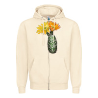 Sandshell texas rainbow cactus Zipper Hoodie - LillyAllenDesigns