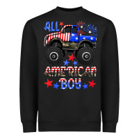 Black all american boy Heavyweight Sweatshirt - HRA Design Shop