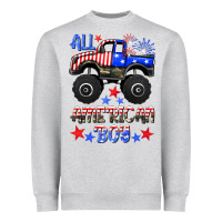 Heather Grey all american boy Heavyweight Sweatshirt - HRA Design Shop