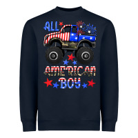 Navy all american boy Heavyweight Sweatshirt - HRA Design Shop