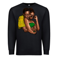 Black black couple Premium Sweatshirt - NancyCooperArtShop