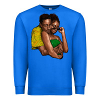 True Royal black couple Premium Sweatshirt - NancyCooperArtShop