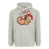 Moon Dust cute christmas sloth Heavyweight Hoodie - MaliasSmallBusiness