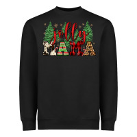 Black jolly mama Heavyweight Sweatshirt - FaDigitalArtStudio