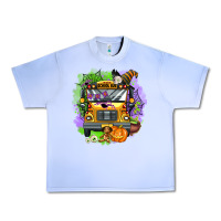Grape Ice halloween school bus Urban Heavy Tee - AdoDesignShop