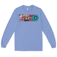 Colony Blue xoxo braunvieh cow Long Sleeve Tee - AdoDesignShop