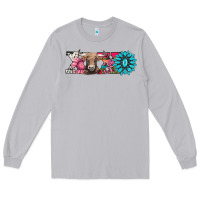 Moon Dust xoxo braunvieh cow Long Sleeve Tee - AdoDesignShop