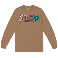 Toasted Coconut xoxo braunvieh cow Long Sleeve Tee - AdoDesignShop