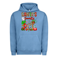 Pigment Pebble Blue santa's favorite pct Urban Hoodie - texasbilliewilder