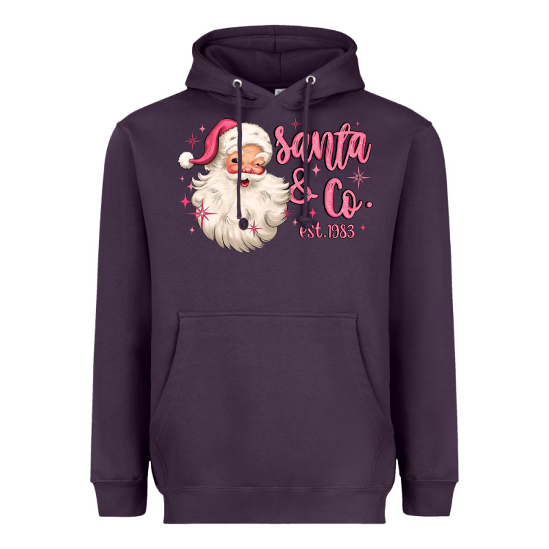 Santa And Co Heavyweight Hoodie by MaliasSmallBusiness | Teevron
