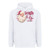 White santa and co Heavyweight Hoodie - MaliasSmallBusiness