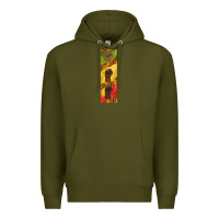 Army Green juneteenth pen wrap Premium Hoodie - BarkalooDesign