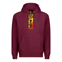 Burgundy juneteenth pen wrap Premium Hoodie - BarkalooDesign