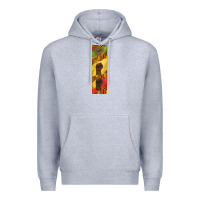 Heather Grey juneteenth pen wrap Premium Hoodie - BarkalooDesign