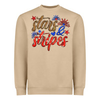 Mushroom stars and stripes Heavyweight Sweatshirt - HRA Design Shop