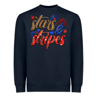 Navy stars and stripes Heavyweight Sweatshirt - HRA Design Shop