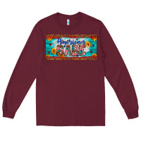 Burgundy american babe Long Sleeve Tee - Artiststas