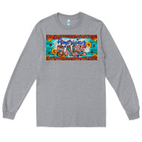 Heather Grey american babe Long Sleeve Tee - Artiststas