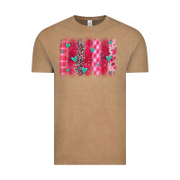 Vintage Coffee valentines day brushstroke Vintage Tee - OliviaCreatesArt
