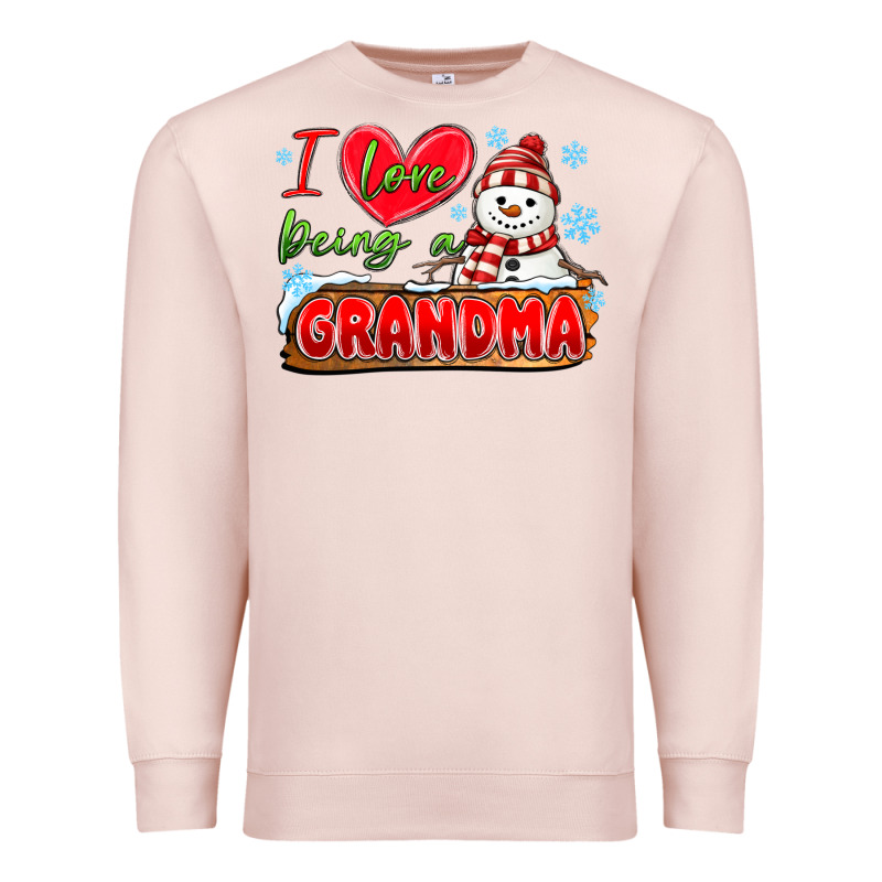 I Love Being A Grandma Premium Sweatshirt by MaliasSmallBusiness | Teevron