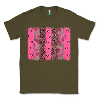Army Green ribbon brush stoke Classic Tee - JahusDesignShop