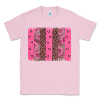 Bubblegum Pink ribbon brush stoke Classic Tee - JahusDesignShop