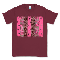 Burgundy ribbon brush stoke Classic Tee - JahusDesignShop