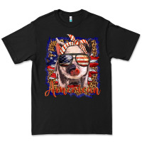 Black amerıcan pig Premium Tee - BarkalooDesign